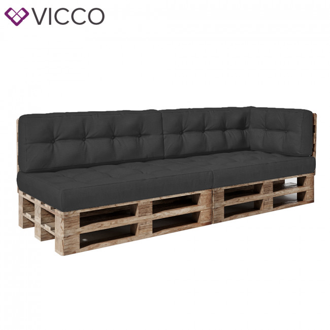 VICCO Kissen-Set Sitzkissen Rückenkissen 15cm Flocke ab 56,90